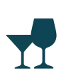 wijn en coctails items icoon